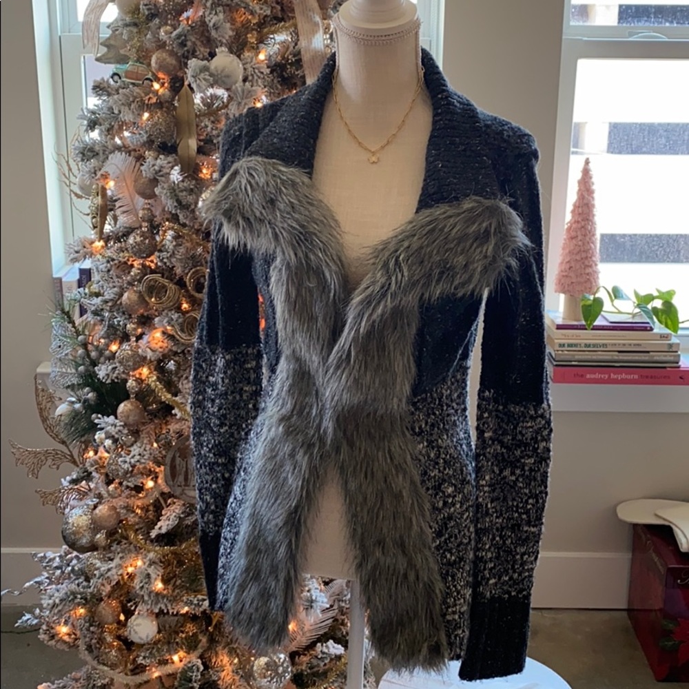 furry sweater